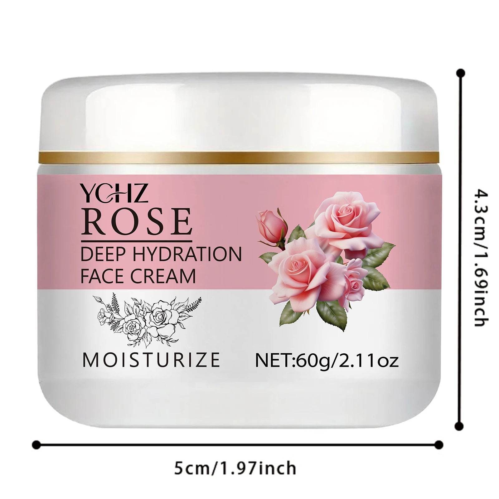Rose & Argan Oil Luxury Body Lotion – Nourishing, Softening & Anti-Aging