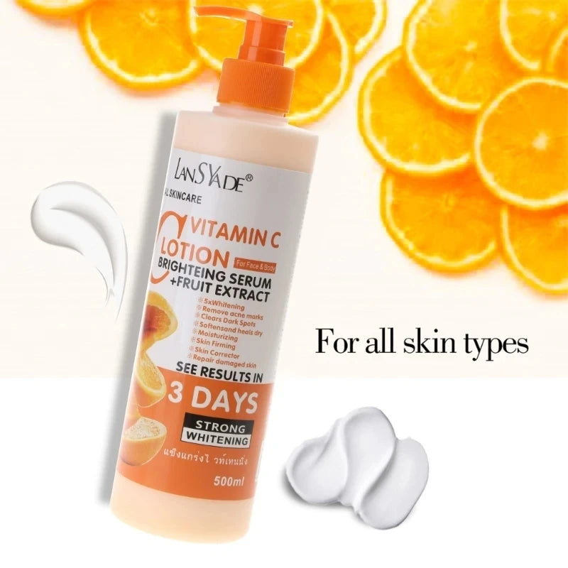 Vitamin C Brightening Body Lotion – Nourishing, Repairing & Anti-Chapping