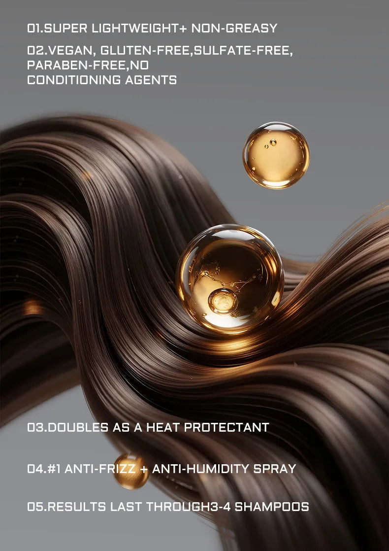 Nourishing Hair Oil Spray – Moisturizing Serum for Curly & All Hair Types