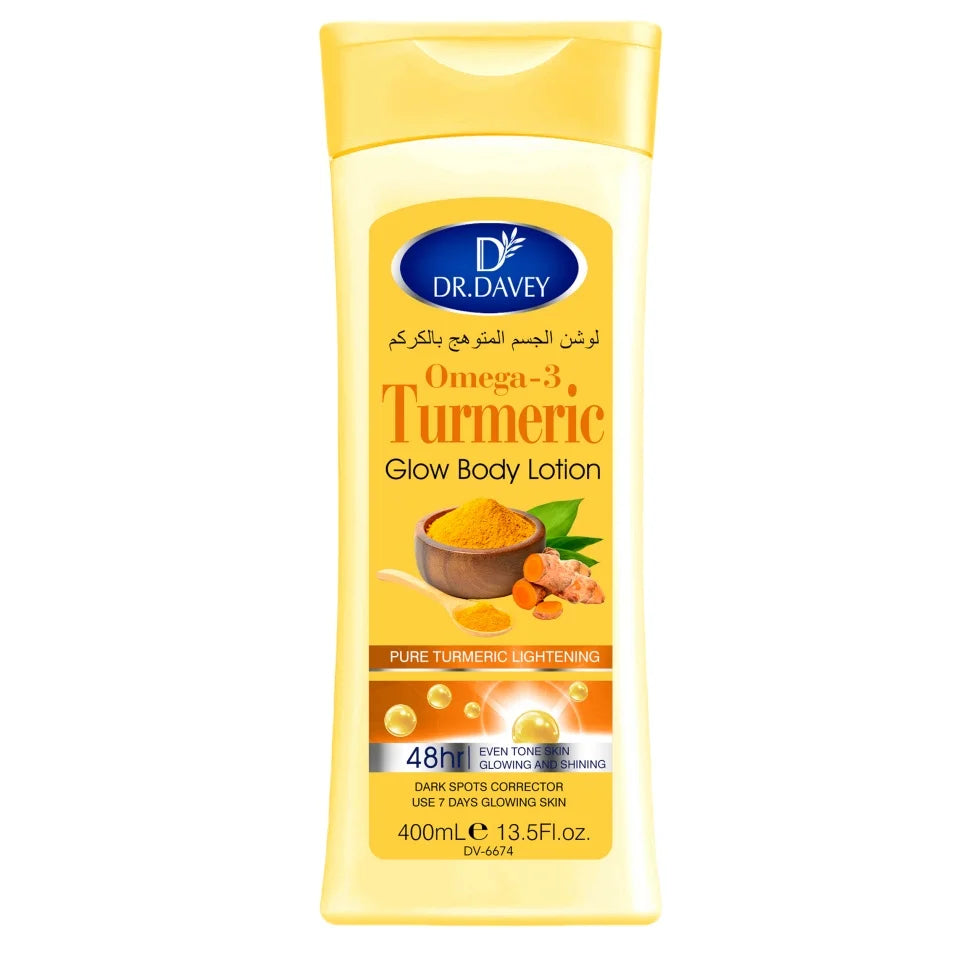 400ml Turmeric Body Lotion – All-Season Deep Moisturizing & Refreshing
