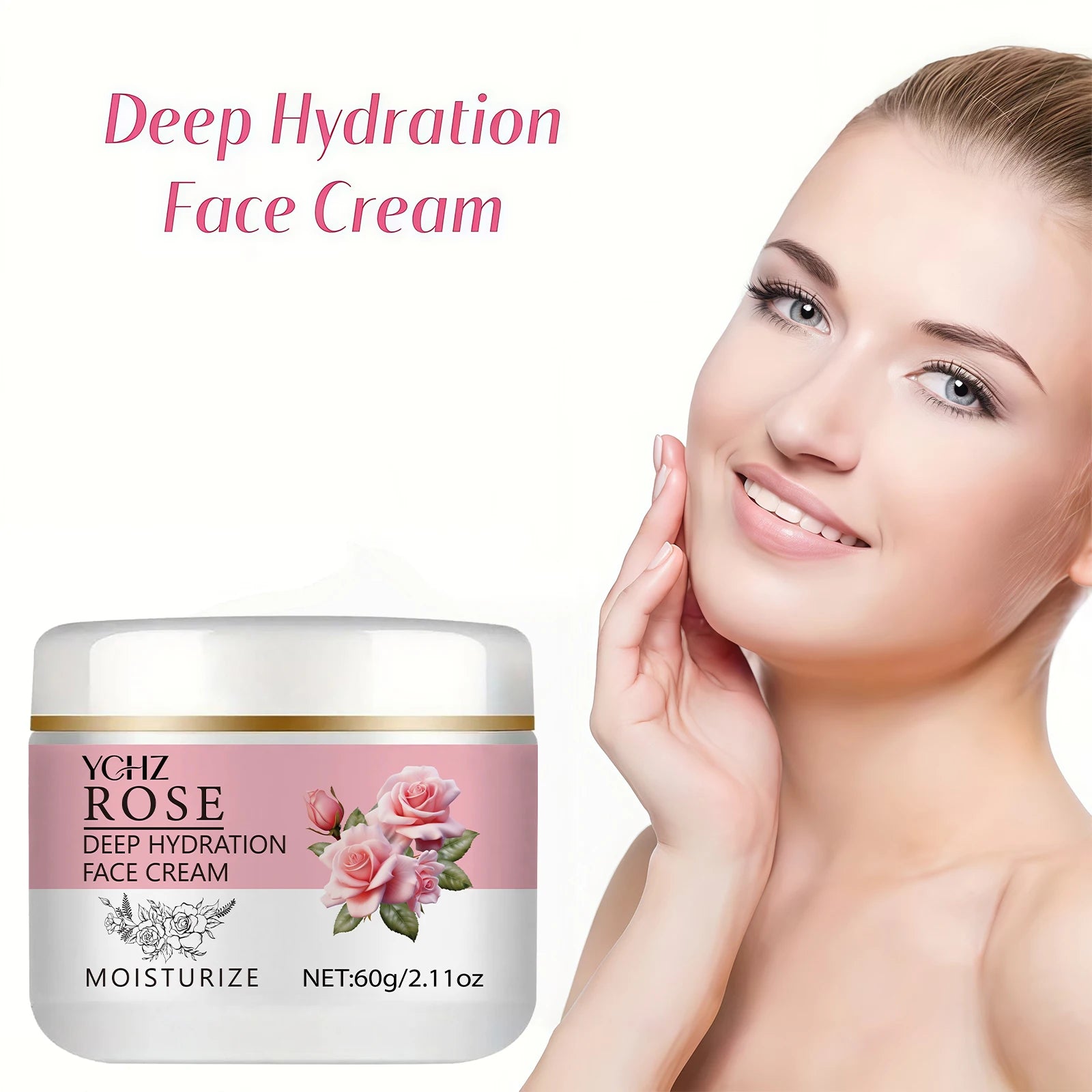 Rose & Argan Oil Luxury Body Lotion – Nourishing, Softening & Anti-Aging