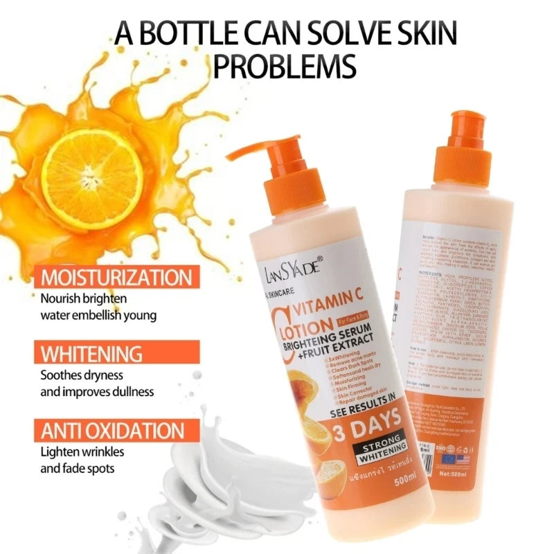 Vitamin C Brightening Body Lotion – Nourishing, Repairing & Anti-Chapping